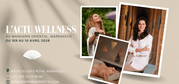 Spa Mandarin Oriental Marrakech bien-être